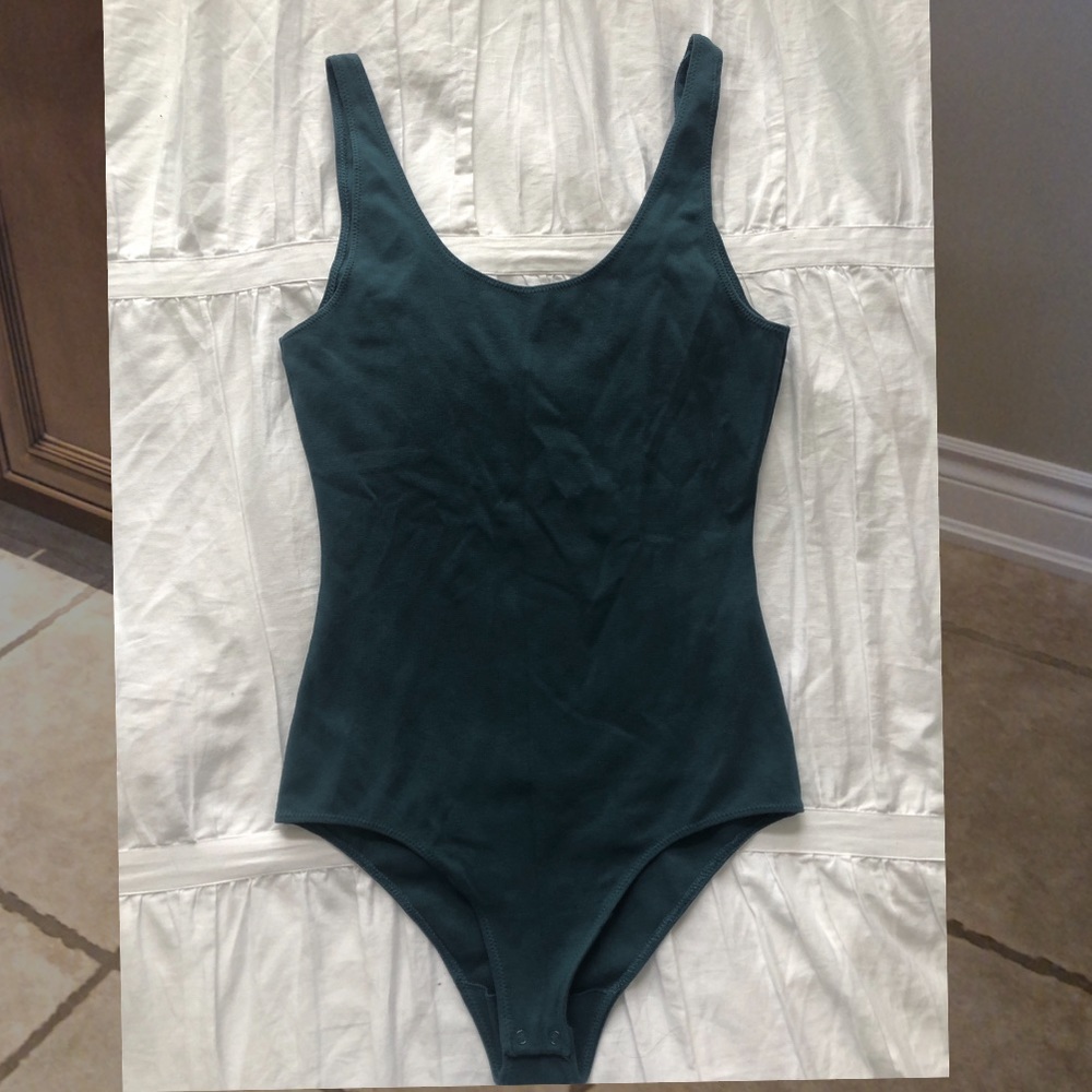 WILFRED FREE TURQUOISE BODYSUIT
